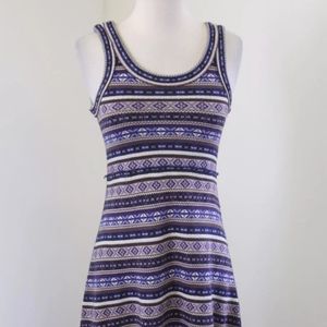 Free People Knit Dress sz S Purple Stripped